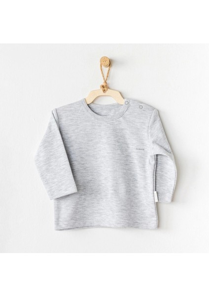 AC24437 Bebek Basic Tshırt Grey Melange fiyatları