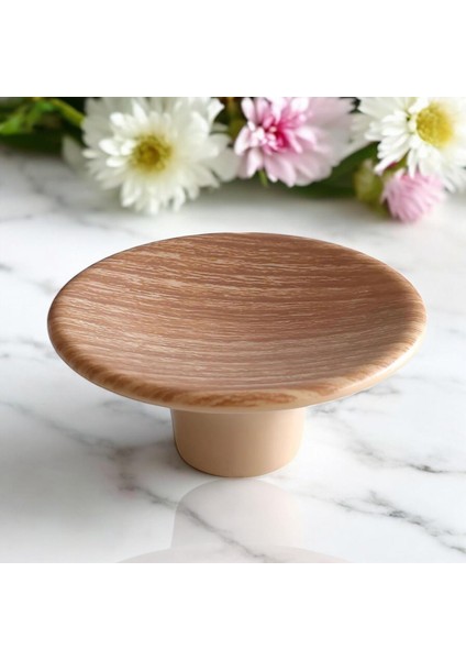 Bohem Plastik Çanak Kulp Ceviz Düğme Mobilya Mutfak Dolap Dolabı Çekmece Kulbu Kulpları