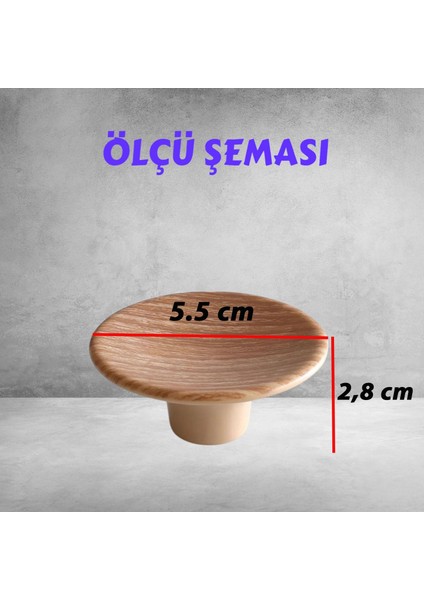 Bohem Plastik Çanak Kulp Ceviz Düğme Mobilya Mutfak Dolap Dolabı Çekmece Kulbu Kulpları modelleri