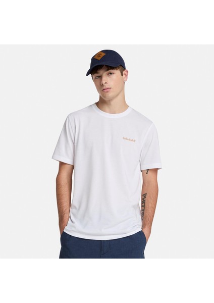 Quıck-Dry Short Sleeve Tee Erkek Beyaz Tshirt TB0A6EKS1001