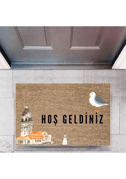 Kapı Önü Paspası Dekoratif Dijital Baskı ŞEHIRLERP-2713