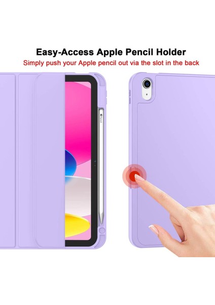 Apple iPad 11.Nesil A16 11inç/10.Nesil 10.9inç Kılıf Kalem Bölmeli Smart Case modelleri