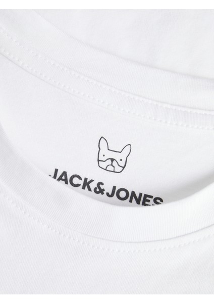 Jack Jones Jjpeak Summer Tee Ss Crew Neck Jnr Çocuk Beyaz Tshirt 12269975-01 modelleri