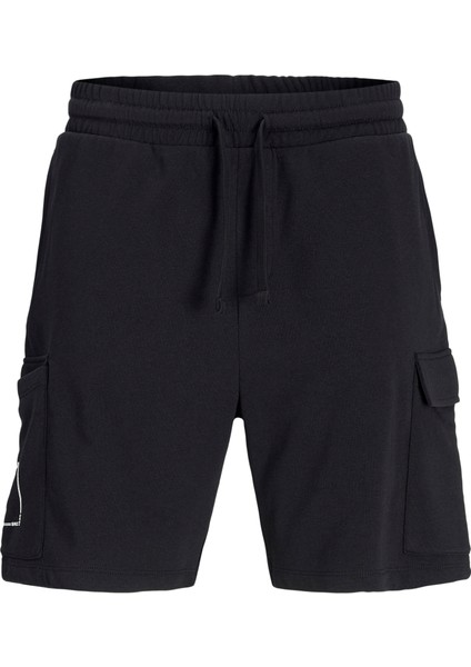 Jpstkane Scrıpt Sweat Shorts Mıd Erkek Siyah Şort 12269442-02