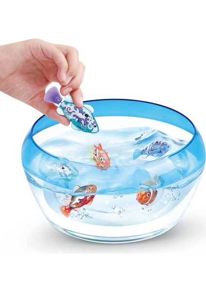 Robo Fish Robo Alive Serisi Robotik Yüzme Balıkları Suda Renk Değiştiren Yüzen Balık