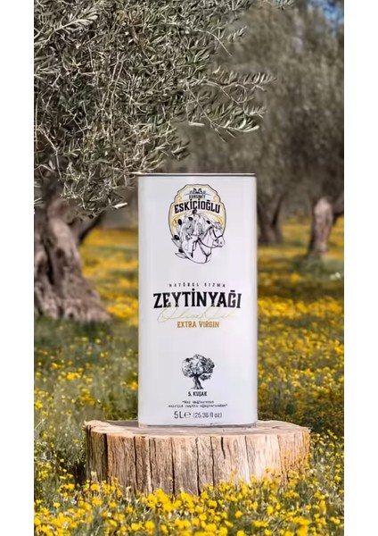 Erken Hasat Soğuk Sıkım Natural Sızma Zeytinyağı (FİLTRESİZ)