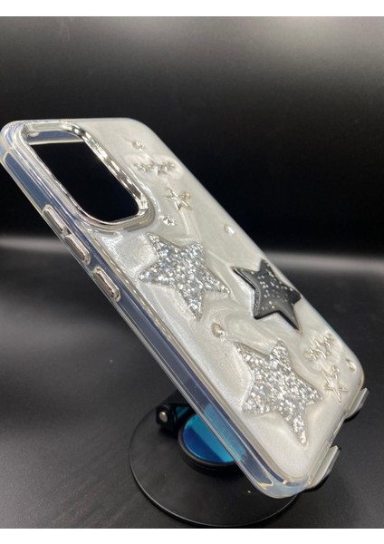 Galaxy A32 Uyumlu 3D Kabartmalı Parıltılı Ekstra Dayanıklı Darbe Önleyici Sevimli Kılıf fiyatları