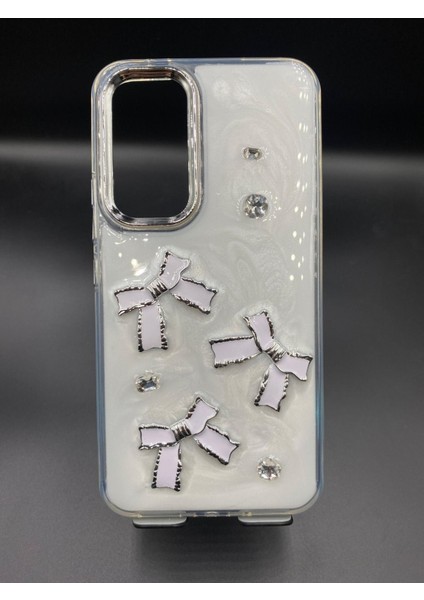 Samsung Galaxy S24 Fe Uyumlu 3D Kabartmalı Parıltılı Ekstra Dayanıklı Darbe Önleyici Sevimli Kılıf
