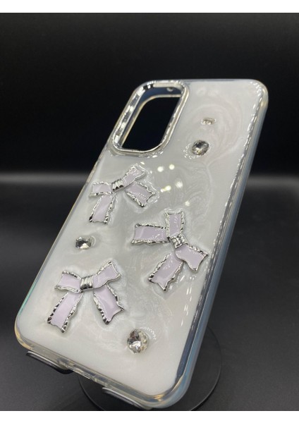 Samsung Galaxy S24 Fe Uyumlu 3D Kabartmalı Parıltılı Ekstra Dayanıklı Darbe Önleyici Sevimli Kılıf modelleri