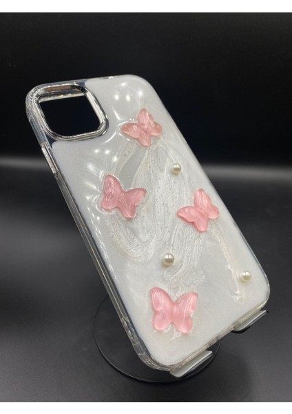 Iphone 14 Plus Uyumlu 3D Kabartmalı Parıltılı Ekstra Dayanıklı Darbe Önleyici Sevimli Kılıf fiyatları