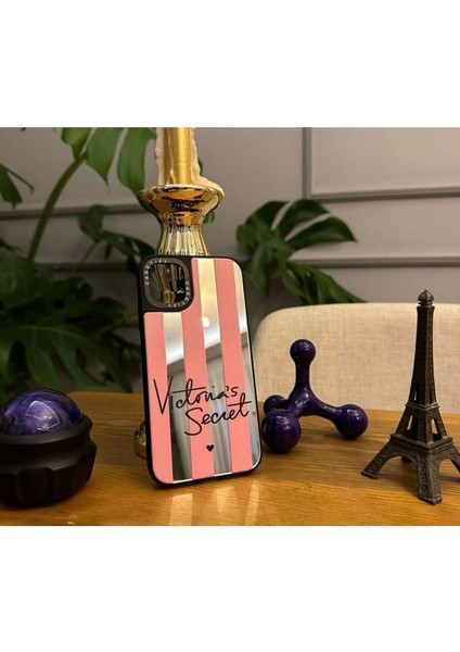 Iphone 11 Pro Max Aynalı Victoria's Secret Tasarımlı Telefon Kılıfı