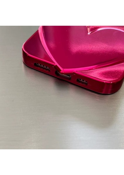 Iphone 15 Pro Max Uyumlu Parlak Darbeye Dayanıklı Kamera Koruyuculu Three Love Kılıf indirimleri
