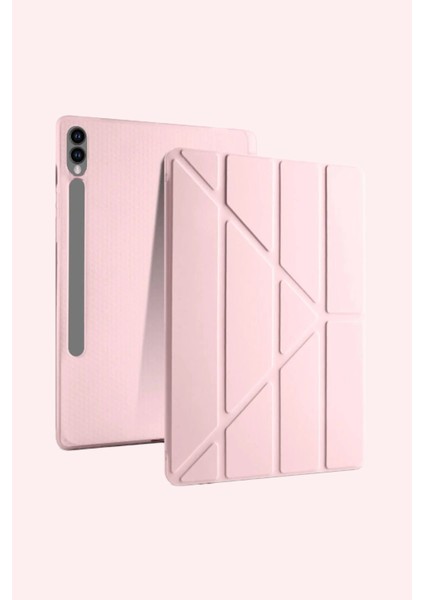 Samsung Tab S10 Plus / S9 Plus / Tab S9 Fe Plus Uyumlu Kalem Bölmeli Standlı Uyku Modlu Akıllı Kılıf