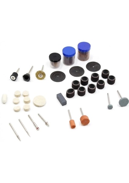 105 Parça Taşlama Zımpara Dremel Gravür Oyma Aksesuar Set
