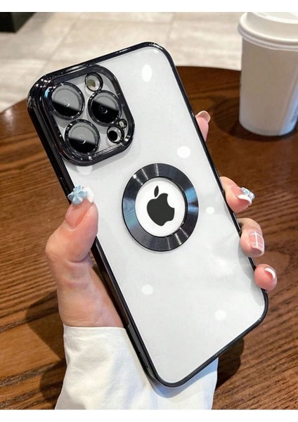 Iphone 12 Kılıf Köşeleri Renkli Şeffaf Kamera Korumalı Silikon Luxury Kapak
