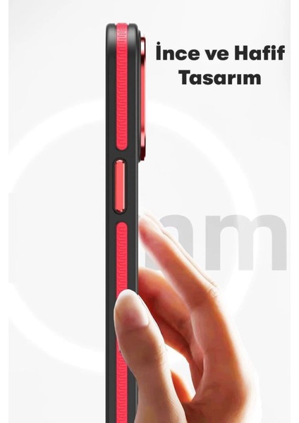 Iphone 15 Pro Uyumlu Çizgili Lüks Magsafe Kablosuz Şarj Özellikli Darbeye Dayanıklı Şeffaf Kılıf fiyatları