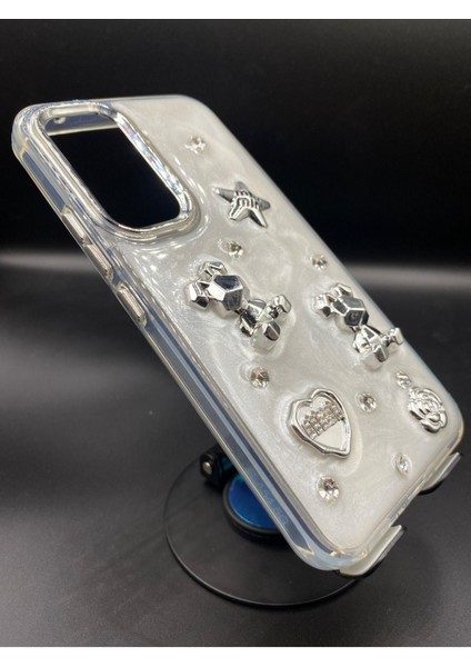 Samsung Galaxy S23 Fe Uyumlu 3D Kabartmalı Parıltılı Ekstra Dayanıklı Darbe Önleyici Sevimli Kılıf fiyatları