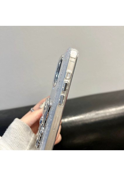 Iphone 14 Uyumlu 3D Kabartmalı Parıltılı Ekstra Dayanıklı Darbe Önleyici Sevimli Kılıf fiyatları