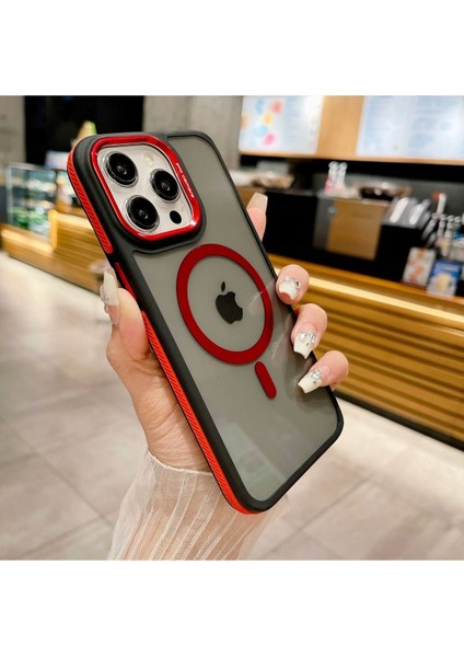Iphone 12 Pro Uyumlu Çizgili Lüks Magsafe Kablosuz Şarj Özellikli Darbeye Dayanıklı Şeffaf Kılıf fiyatları