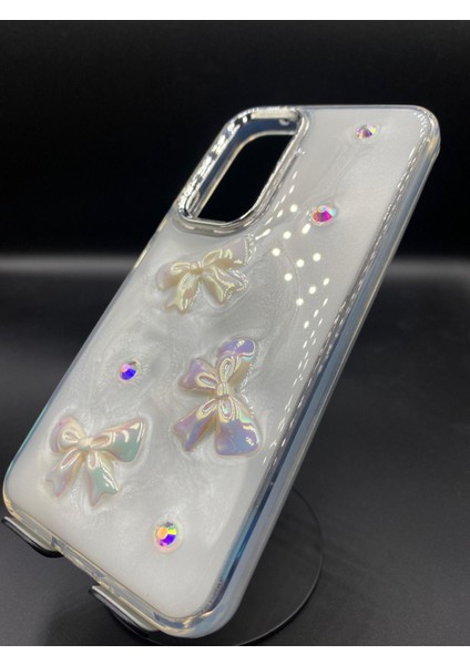 Galaxy A54 Uyumlu 3D Kabartmalı Parıltılı Ekstra Dayanıklı Darbe Önleyici Sevimli Kılıf modelleri