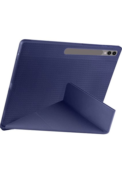 Samsung Tab S10 Plus / S9 Plus / Tab S9 Fe Plus Uyumlu Kalem Bölmeli Standlı Uyku Modlu Akıllı Kılıf
