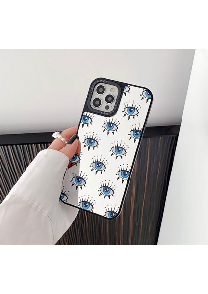 Aynalı My Eyes Iphone 14 Pro Max Telefon Kılıfı Uyumlu