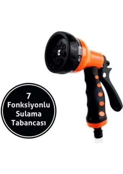 Otomatik 7 Fonksiyonlu Su Atabilen Sulama Tabancası Bahçe-Oto