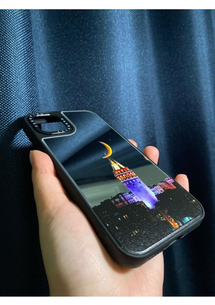 Iphone 11 Aynalı Kılıf Kız Kulesi Casefity Desenli Darbeye Dayanıklı Kamera Koruma Telefon Kılıfı fırsatları