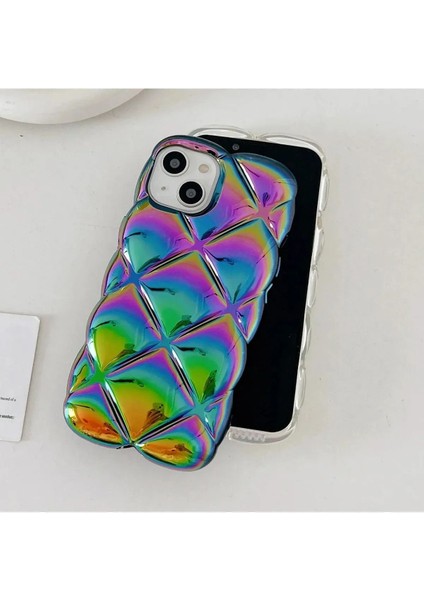 Lphone 11 Uyumlu Baklava Desenli Hologramlı Darbeye Dayanıklı Telefon Kılıfı fiyatları