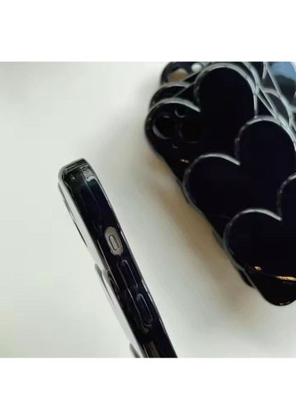 Iphone 13 Uyumlu Parlak Darbeye Dayanıklı Kamera Koruyuculu Three Love Kılıf modelleri
