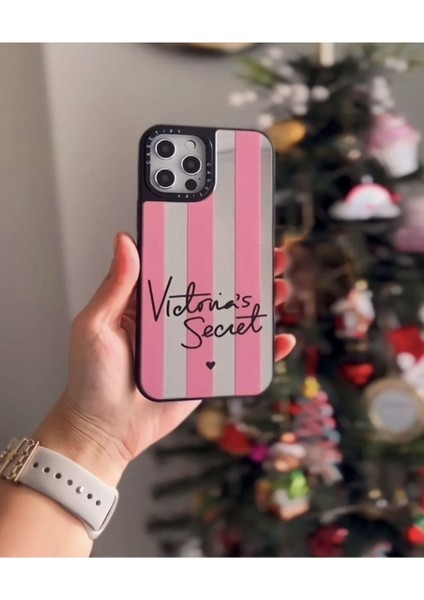 iPhone 7/8/se Uyumlu Victoria's Secret Tasarımlı Aynalı Lüx Kılıf