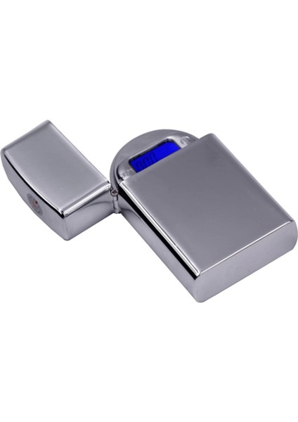 Diamond Zippo Çakmak Şeklinde Kutulu Mini Cep Hassas Dijital Terazi (200GR-0.01)