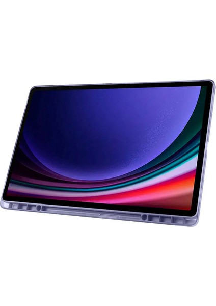Samsung Tab S10 Plus / S9 Plus / Tab S9 Fe Plus Uyumlu Kalem Bölmeli Standlı Uyku Modlu Akıllı Kılıf