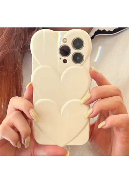 Iphone 13 Pro Uyumlu Parlak Darbeye Dayanıklı Kamera Koruyuculu Three Love Kılıf