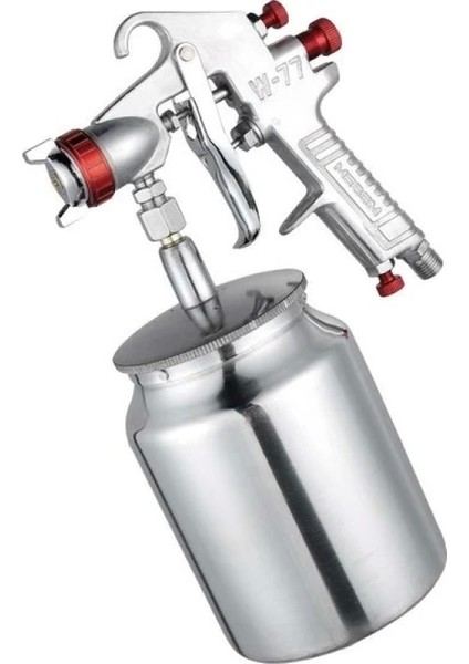 W-77G Havalı Alttan Depolu Boya Fıskiyesi Aparatı 1.8mm