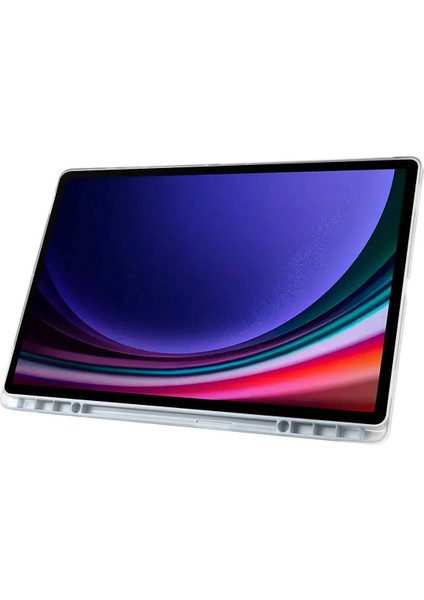 Samsung Tab S10 Plus / S9 Plus / Tab S9 Fe Plus Uyumlu Kalem Bölmeli Standlı Uyku Modlu Akıllı Kılıf