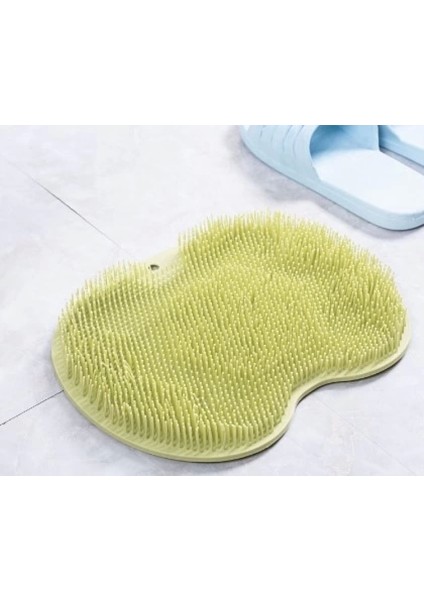 Pratik Vantuzlu Banyo Sırt Fırçası ve Masaj Matı