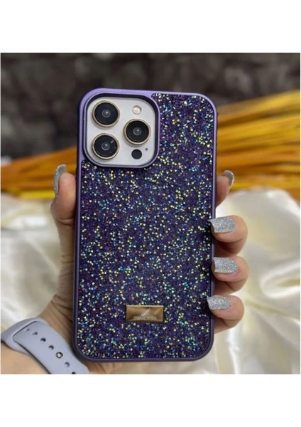 Iphone 13 Pro Uyumlu Taşlı Kılıf