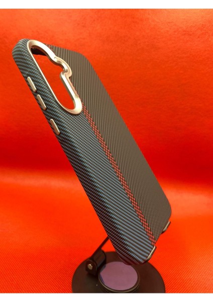 Samsung Galaxy A25 Uyumlu Lux Carbon Fiber Ekstra Dayanıklı Darbe Önleyici Kılıf