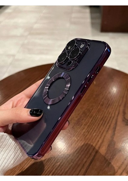 Iphone 12 Pro Kılıf Köşeleri Renkli Şeffaf Kamera Korumalı Silikon Luxury Kapak