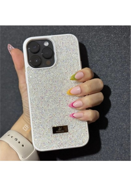Iphone 13 Pro Uyumlu Taşlı Kılıf