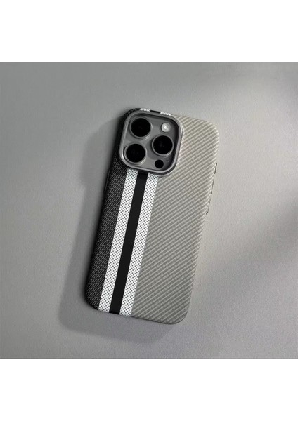 Iphone 14 Uyumlu Lux Carbon Fiber Magsafe Ekstra Dayanıklı Lens Hediyeli