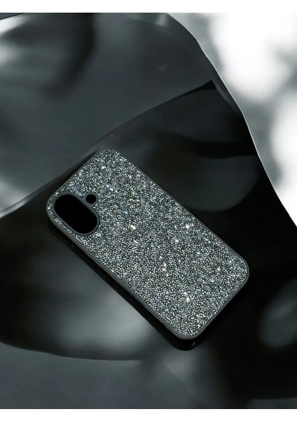 Iphone 16 Uyumlu Parlak Pırlanta Taşlı Elmas Pullu Işıltılı Parıltılı Lux Telefon Kılıfı Kapak