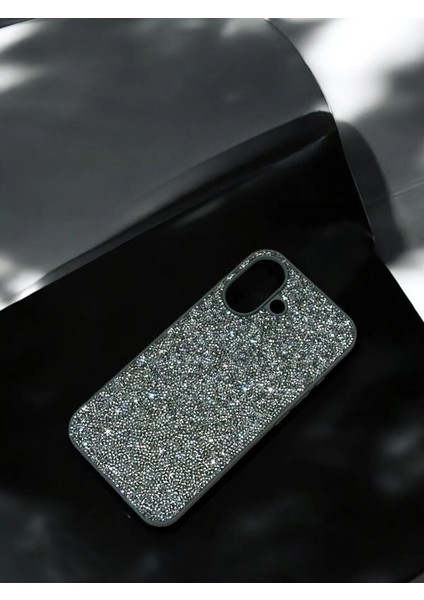 Iphone 16 Uyumlu Parlak Pırlanta Taşlı Elmas Pullu Işıltılı Parıltılı Lux Telefon Kılıfı Kapak modelleri