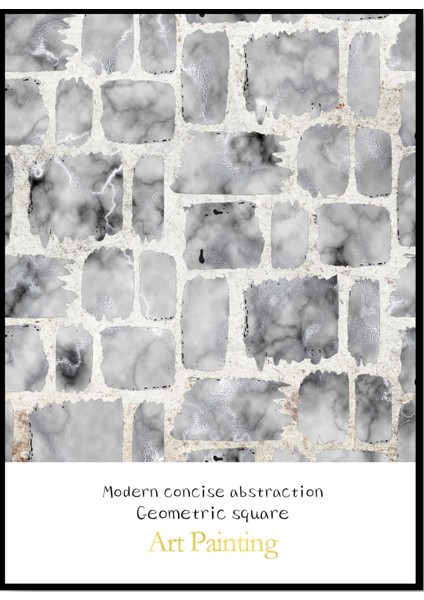 Harikabirev|gold-Gümüş Soyut Şekilli Kombini |çerçeveli Temperli Cam Tablo 3lü Yatay fiyatları