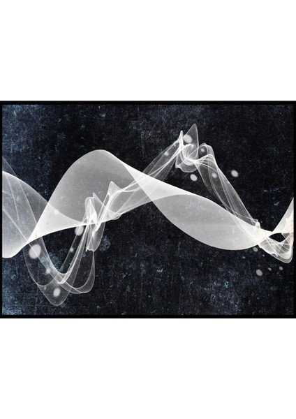 Harikabirev|gold-Gümüş Soyut Şekilli Kombini |çerçeveli Temperli Cam Tablo 3lü Yatay modelleri