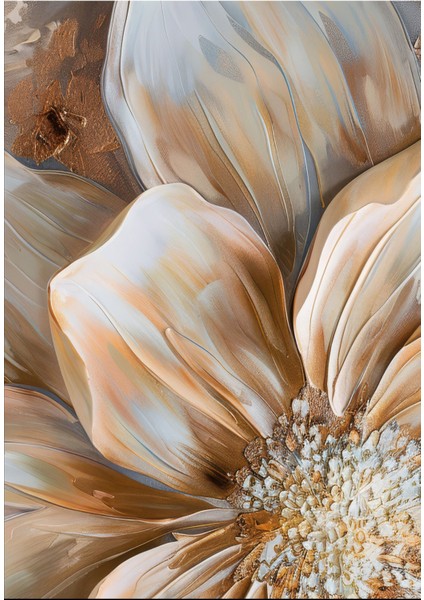 Harikabirev|beyaz-Turuncu Çiçek Detay Kombini |çerçeveli Temperli Cam Tablo 3lü Yatay fırsatları