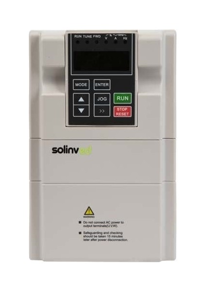 Solinved 5.5 Hp 4 Kw Trifaze Solar Pompa Sürücü