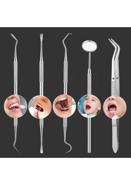 6 Parça Kutulu Ağız Bakımı Diş Bakım Seti Ağız Hijyen Takımı modelleri