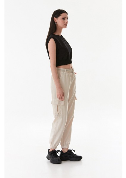 Kemerli Kargo Cepli Jogger Pantolon modelleri
